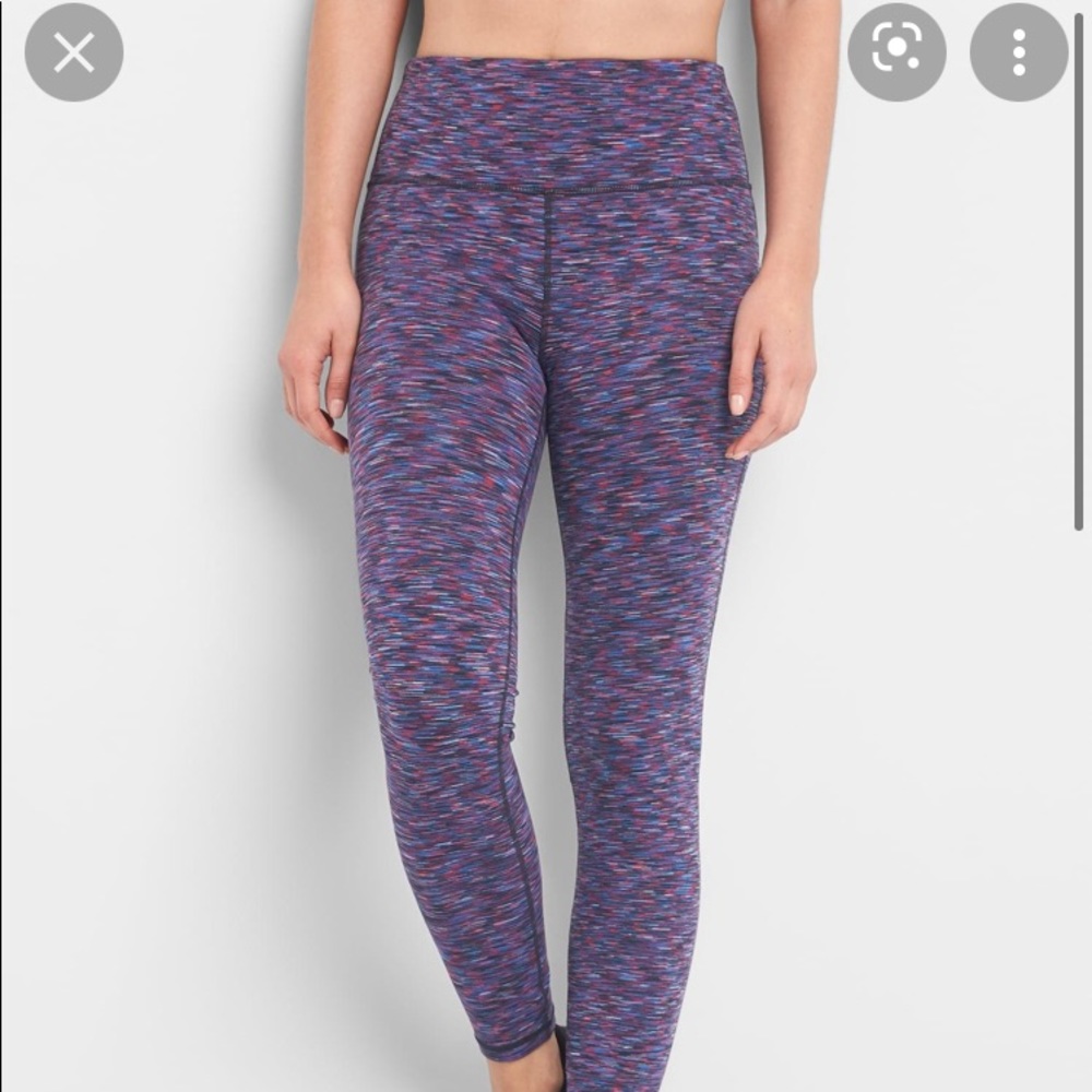 Gap fit purple workout leggings